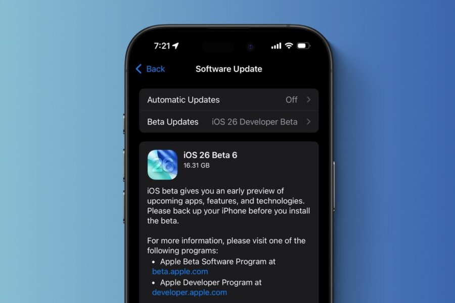 iOS 26 Beta