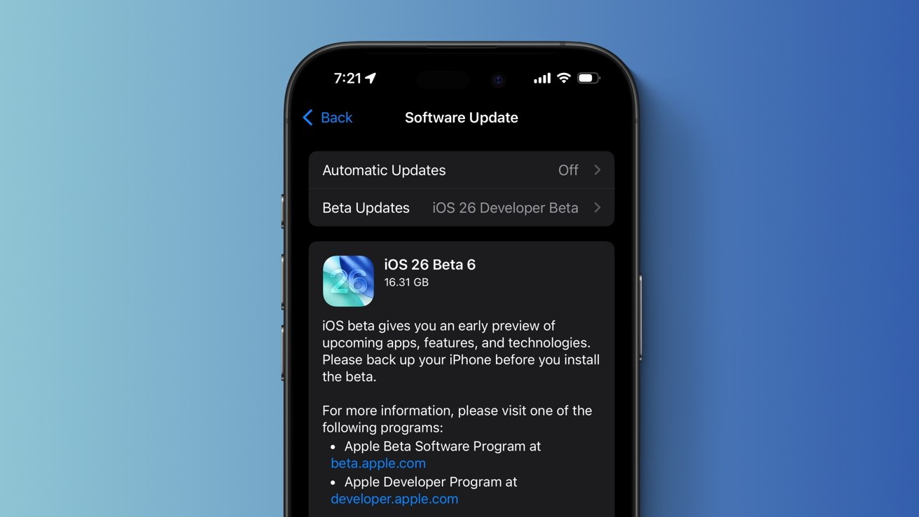 iOS 26 Beta