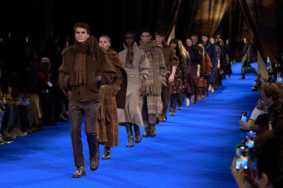 Burberry Rises at London Fashion Week